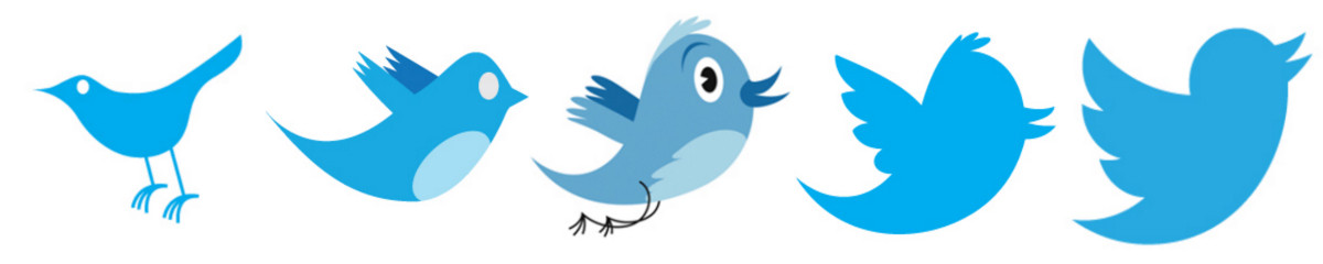 Эволюция логотипа Twitter 